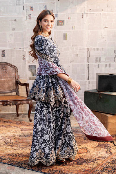 Noir Floréal Royal 2 PC Suit