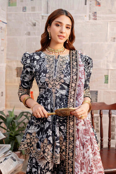Noir Floréal Royal 2 PC Suit